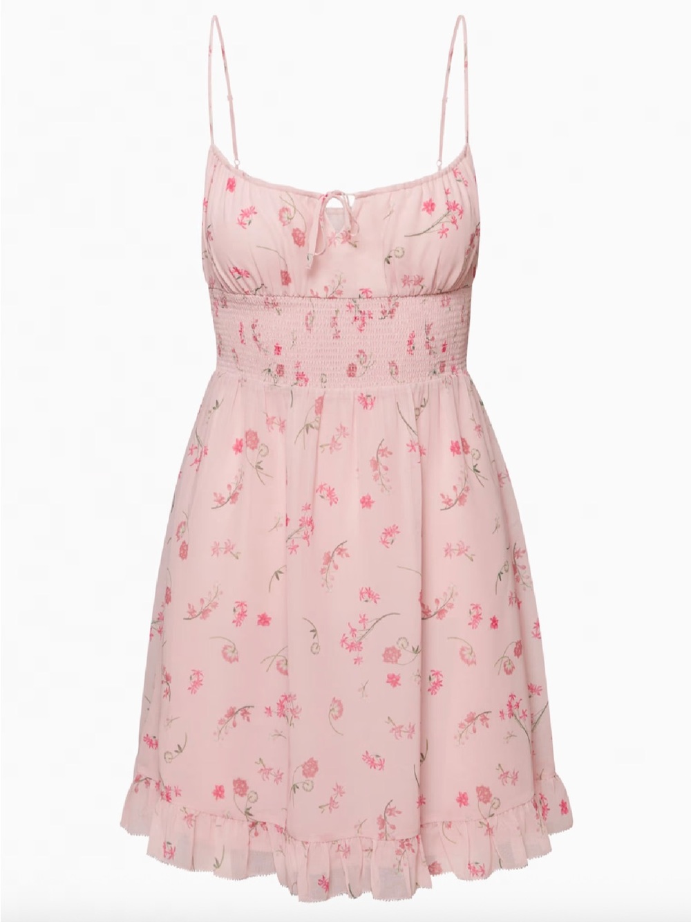 Wilfred Smocked Genoa Mini Dress in Spring Medley | Sz XS